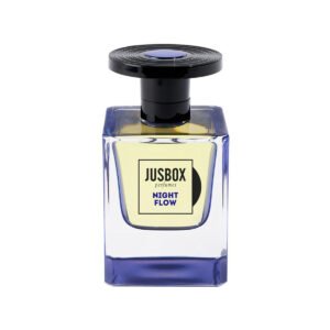 JUSBOX Night Flow Eau de Parfum 78ml bottle – original raspberry, osmanthus and leather fruity oriental perfume in Egypt