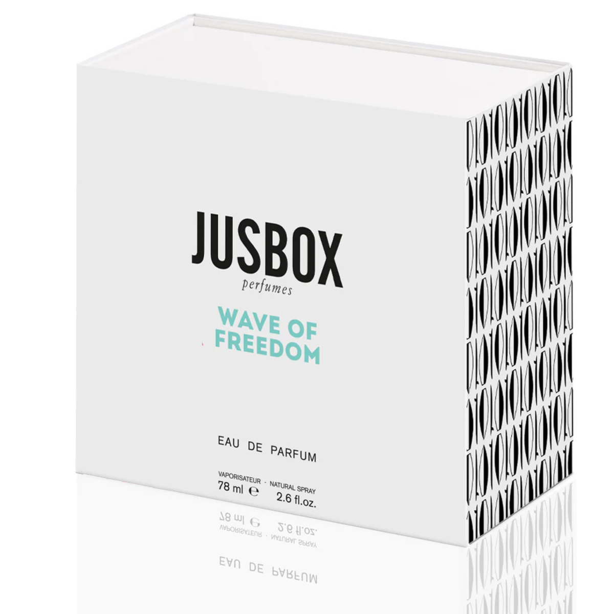 JUSBOX Wave of Freedom Eau de Parfum 78ml view 3 – original pear, coconut and pineapple woody fruity perfume in Egypt