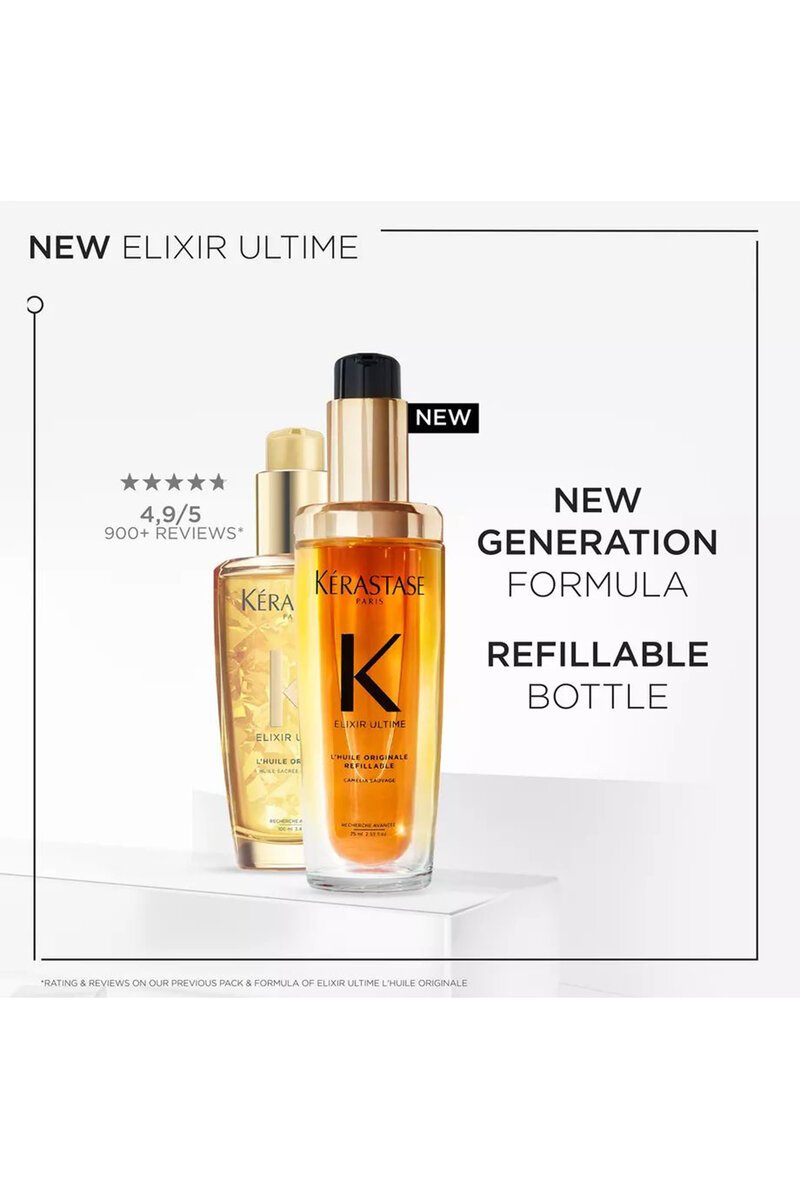 Kérastase Elixir Ultime Hair Oil-in-Serum 75ml refillable bottle – view 3