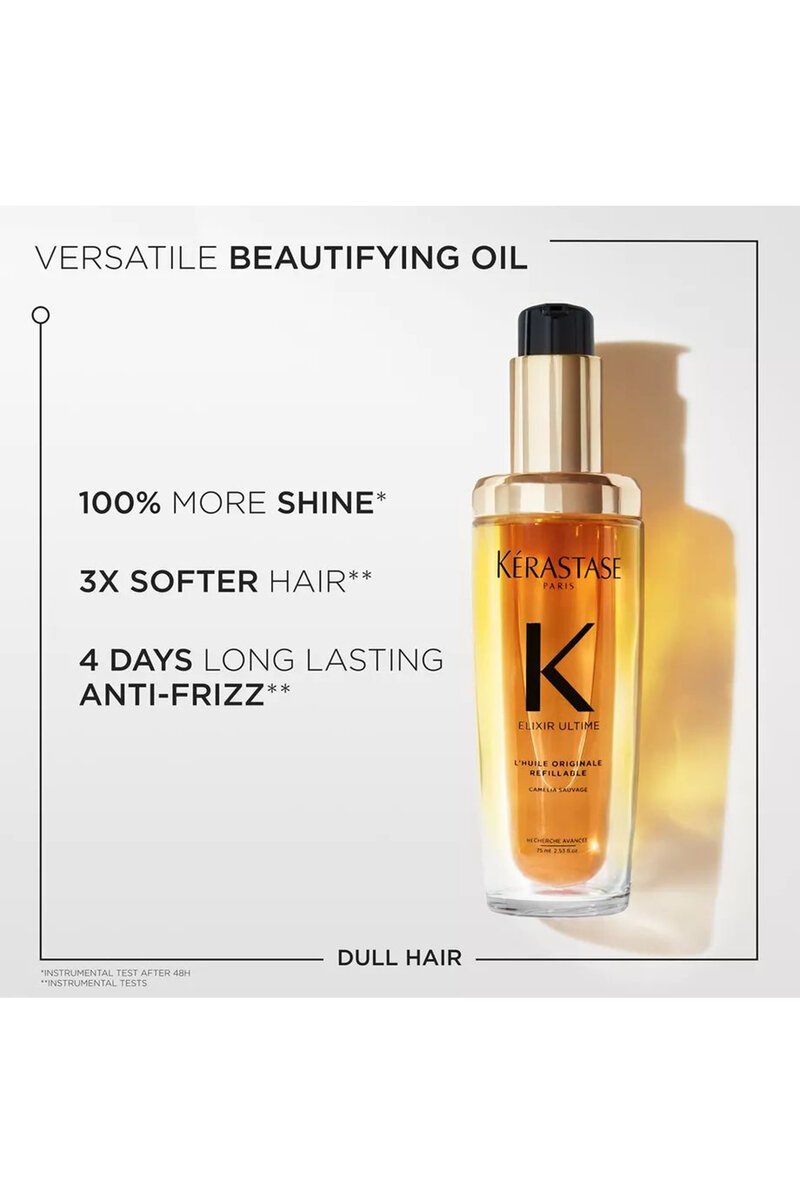 Kérastase Elixir Ultime Hair Oil-in-Serum 75ml refillable bottle – view 4