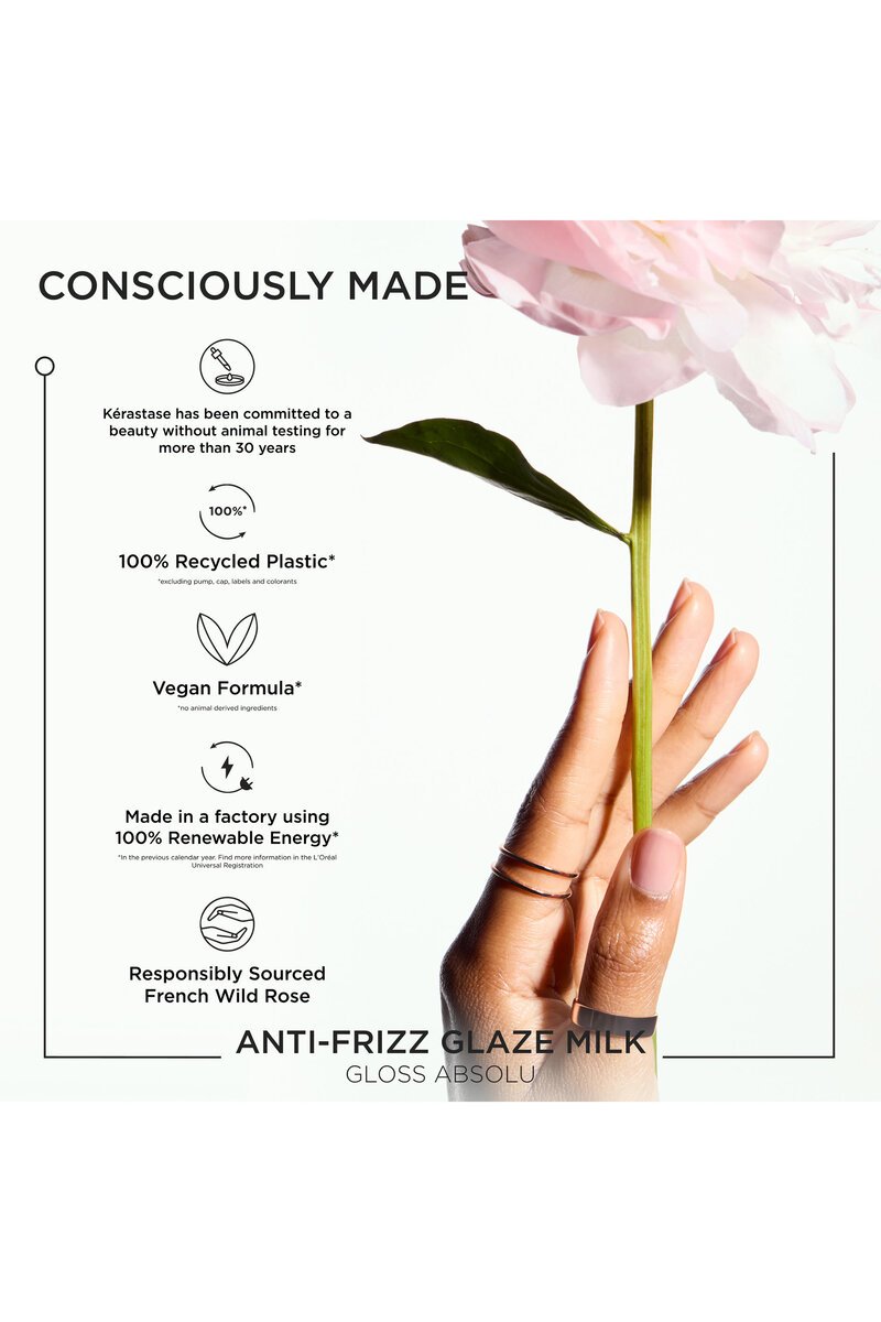 Kérastase Gloss Absolu Anti-Frizz Glaze Milk 190ml spray bottle – view 4