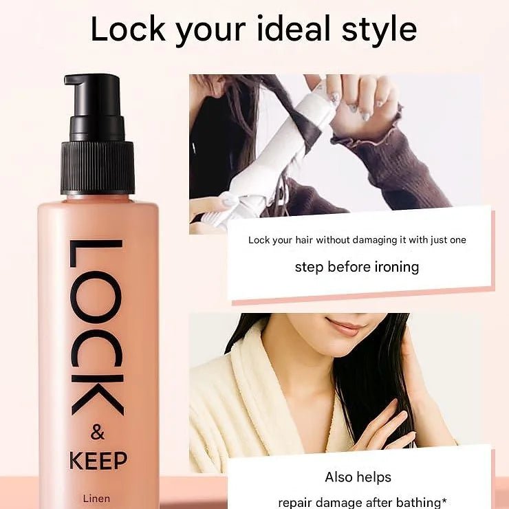 Linon Rock Oil Linon Oil For Ironing Heat Keep Curl Styling Oil White Floral (100 ml)