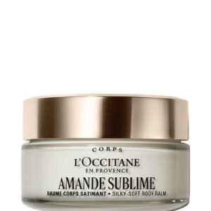 L'Occitane Almond Body Balm 200ml jar with almond oil cream