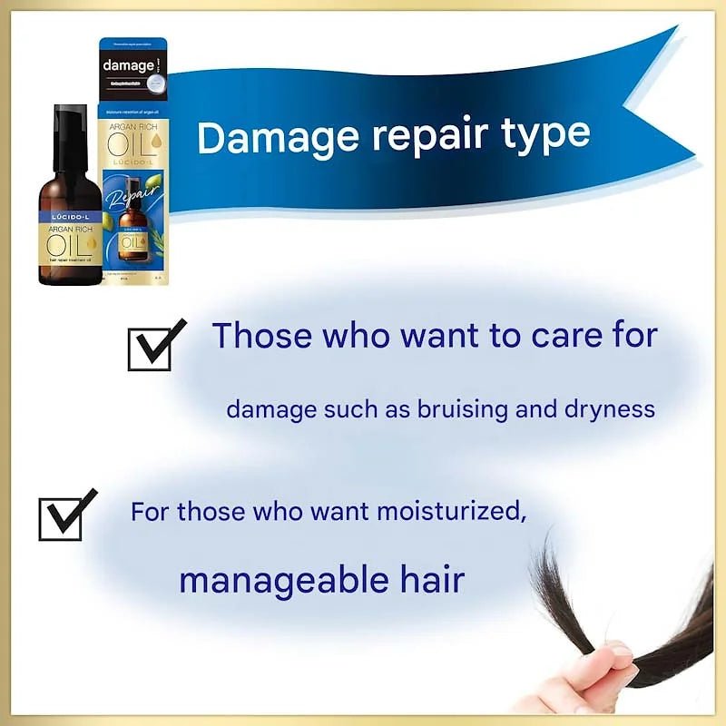 LUCIDO-L EX Hair Repair Oil | Leave-In Treatment with Argan Oil