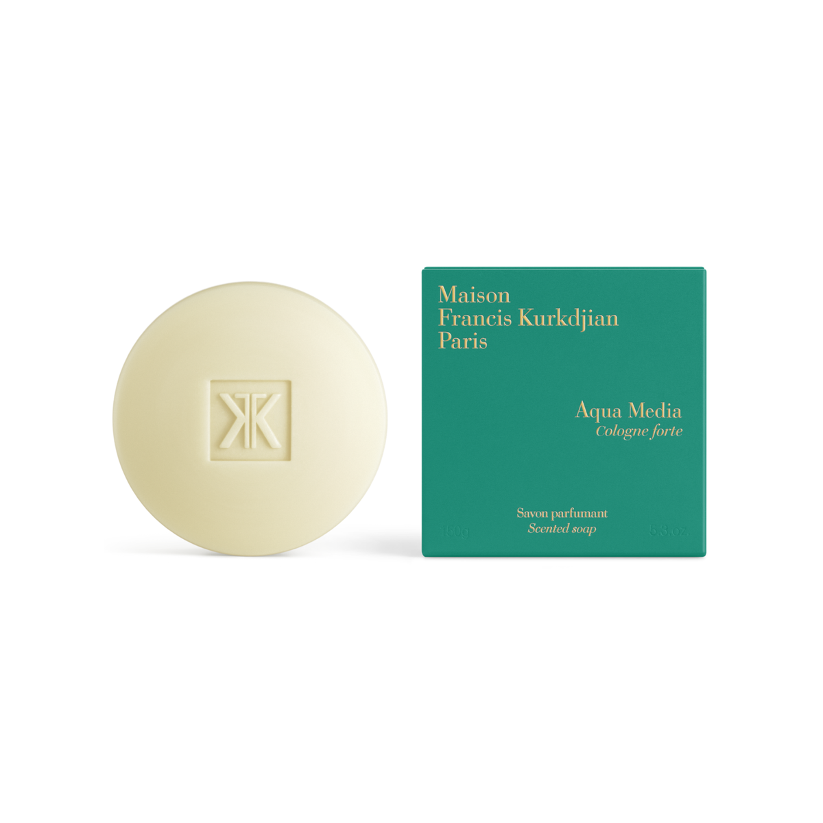 Maison Francis Kurkdjian Aqua Media Soap 150g view 2 – original verbena, bergamot and fennel fresh perfumed soap in Egypt