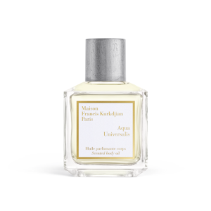 Maison Francis Kurkdjian Aqua Universalis Body Oil 70ml bottle – original bergamot, lily of the valley and musk fresh scented body oil in Egypt