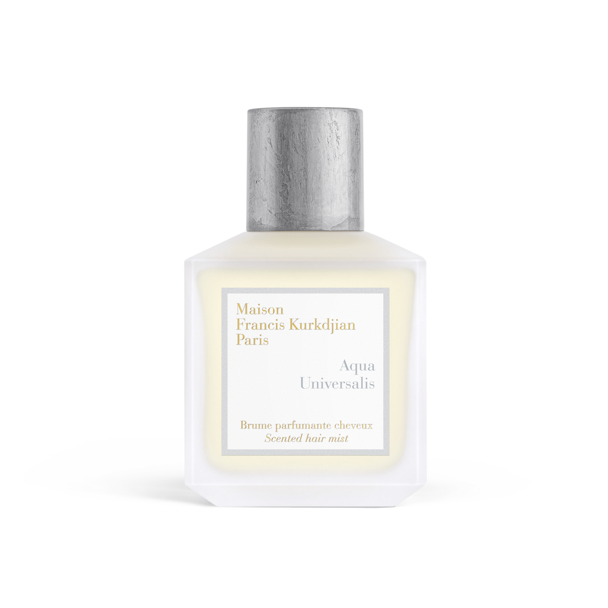 Maison Francis Kurkdjian Aqua Universalis Hair Mist 70ml bottle – original bergamot, lily of the valley and musk fresh hair mist in Egypt