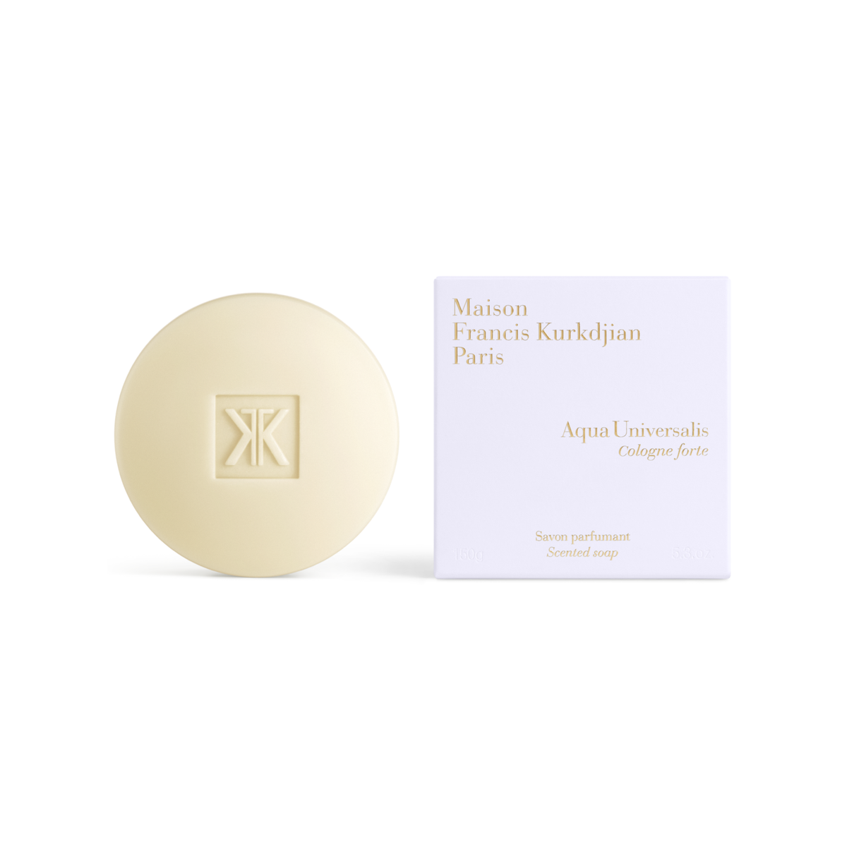 Maison Francis Kurkdjian Aqua Universalis Soap 150g view 2 – original bergamot, rose and white musk fresh perfumed soap in Egypt
