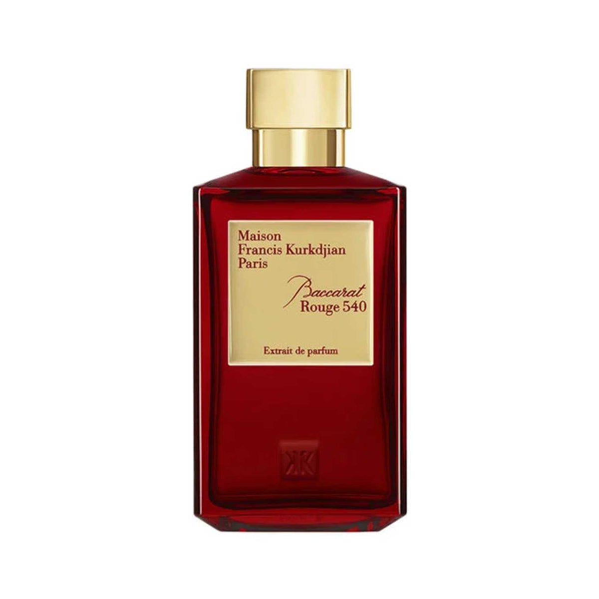Maison Francis Kurkdjian Baccarat Rouge 540 Extrait de Parfum 200ml bottle – original bitter almond, saffron and jasmine extrait de parfum in Egypt