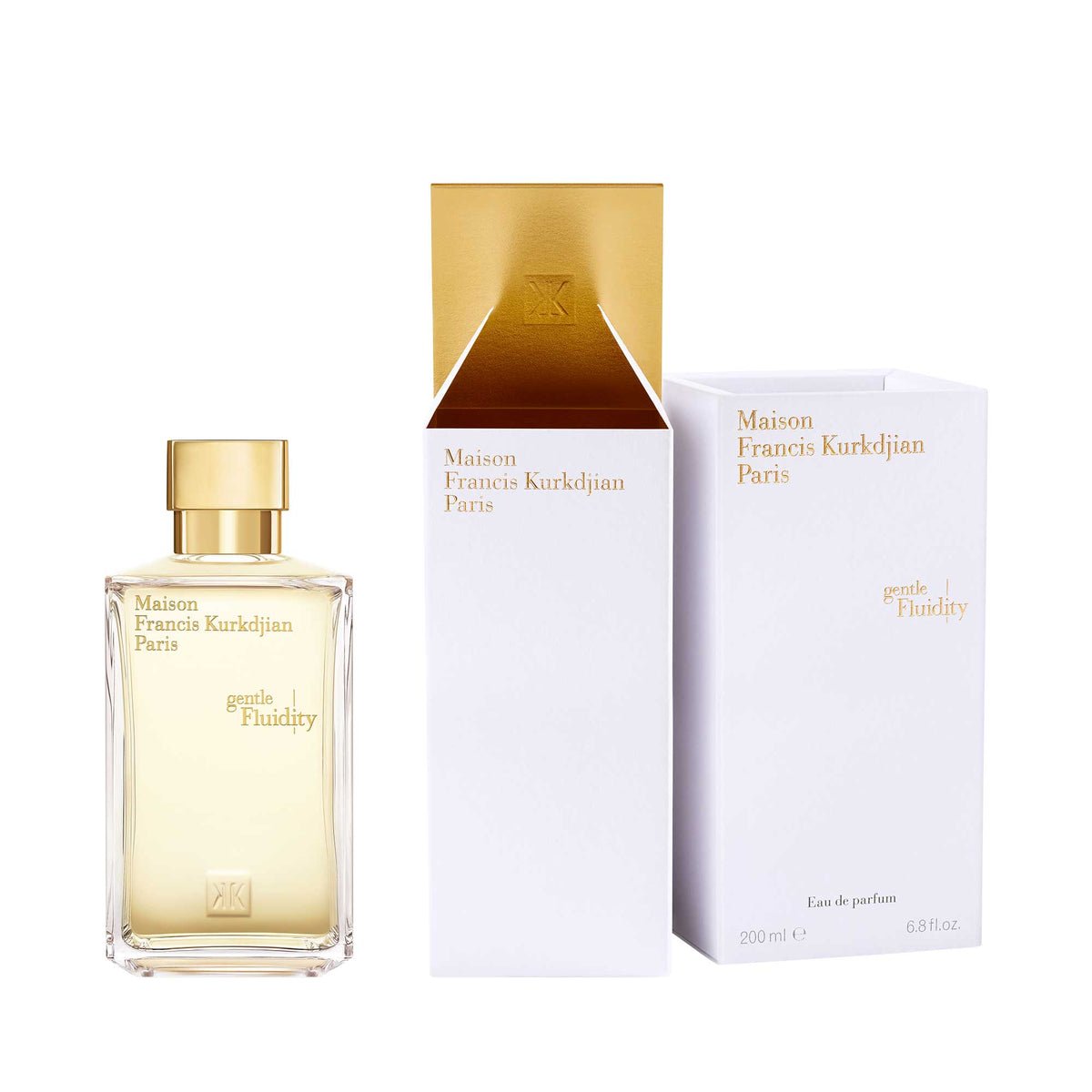 Maison Francis Kurkdjian Gentle Fluidity Gold Eau de Parfum 200ml view 3 – original juniper, nutmeg and vanilla eau de parfum in Egypt