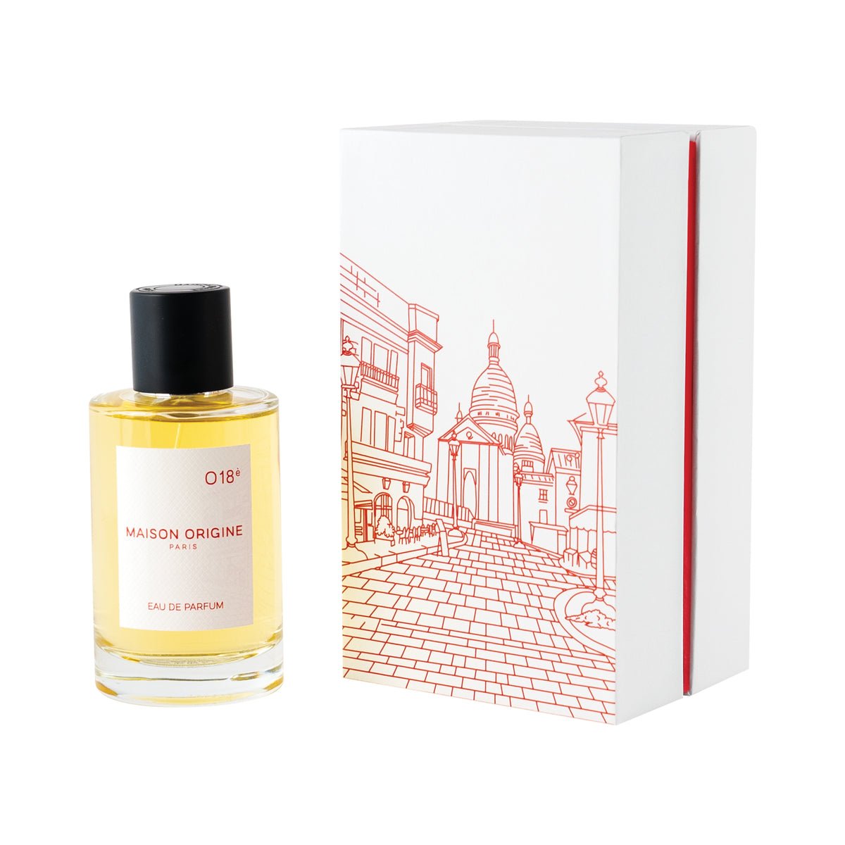 Maison Origine O18è Eau de Parfum 100ml bottle – original apple, cardamom and vanilla amber perfume in Egypt