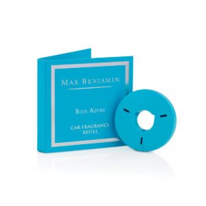 Max Benjamin Blue Azure Car Fragrance Refill bottle – original mediterranean citrus, herbs and wood car fragrance refill in Egypt