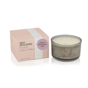 Max Benjamin French Linen Water 3 Wick Scented Candle bottle – original lavender, orange and petitgrain 3 wick candle in Egypt