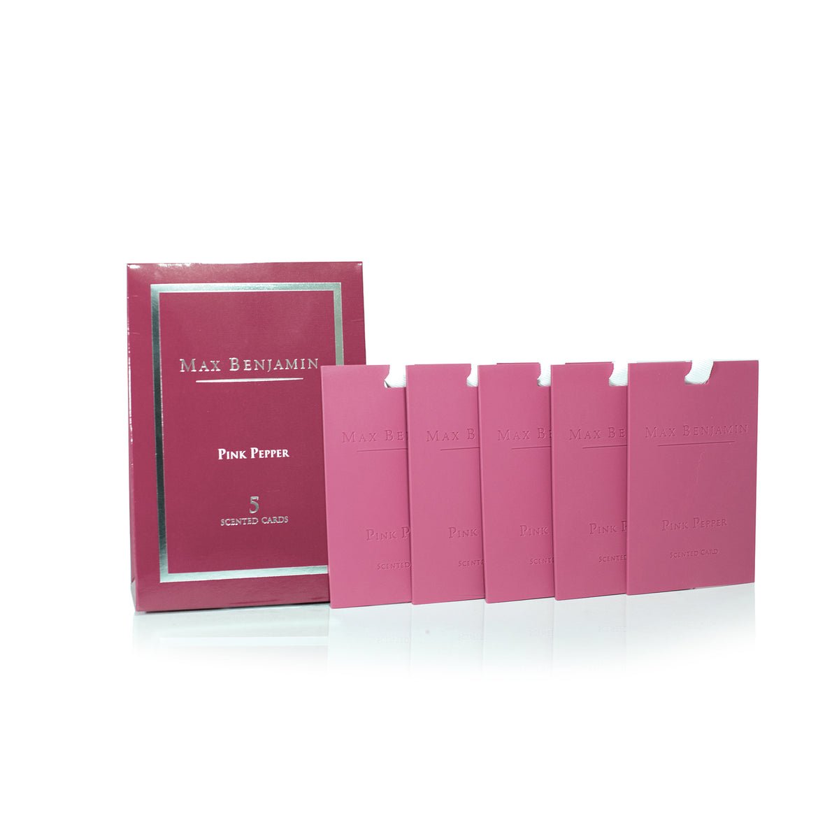 Max Benjamin Pink Pepper Scented Cards bottle – original pink pepper, jasmine and coffee scented cards 5 pack in Egypt