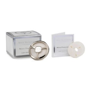Max Benjamin White Pomegranate Car Fragrance Gift Set bottle – original pomegranate, rosebud and gardenia car fragrance gift set in Egypt