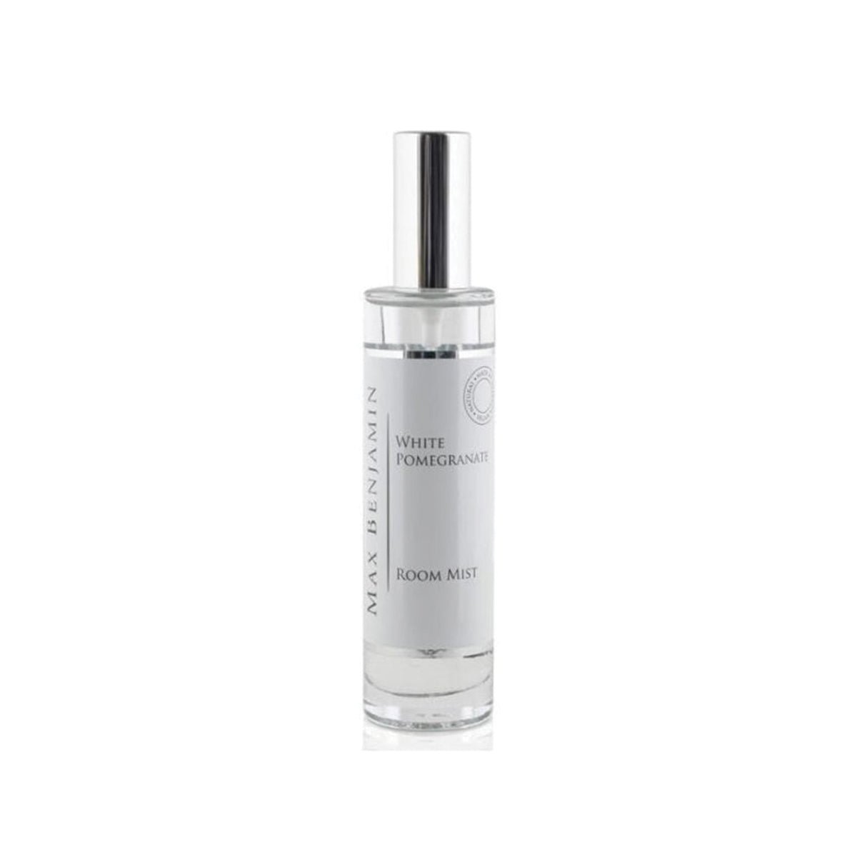 Max Benjamin White Pomegranate Room Mist 100ml bottle – original pomegranate, rosebud and gardenia natural room mist in Egypt