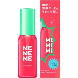 MEMEME Moist Boost Hair Oil – Blackberry × Freesia Scent, 60 ml