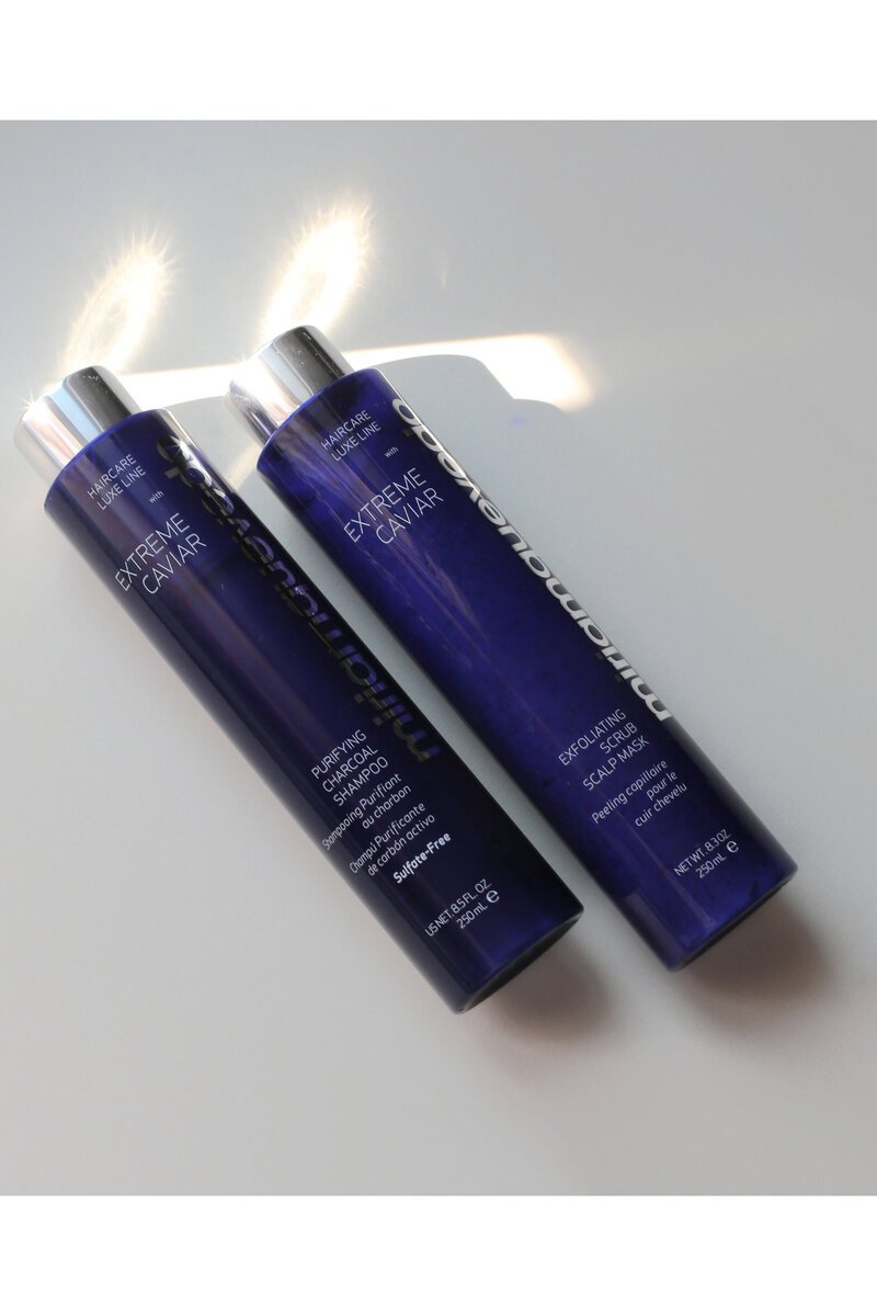 Miriam Quevedo Extreme Caviar Charcoal Purifying Shampoo 250ml bottle – view 3