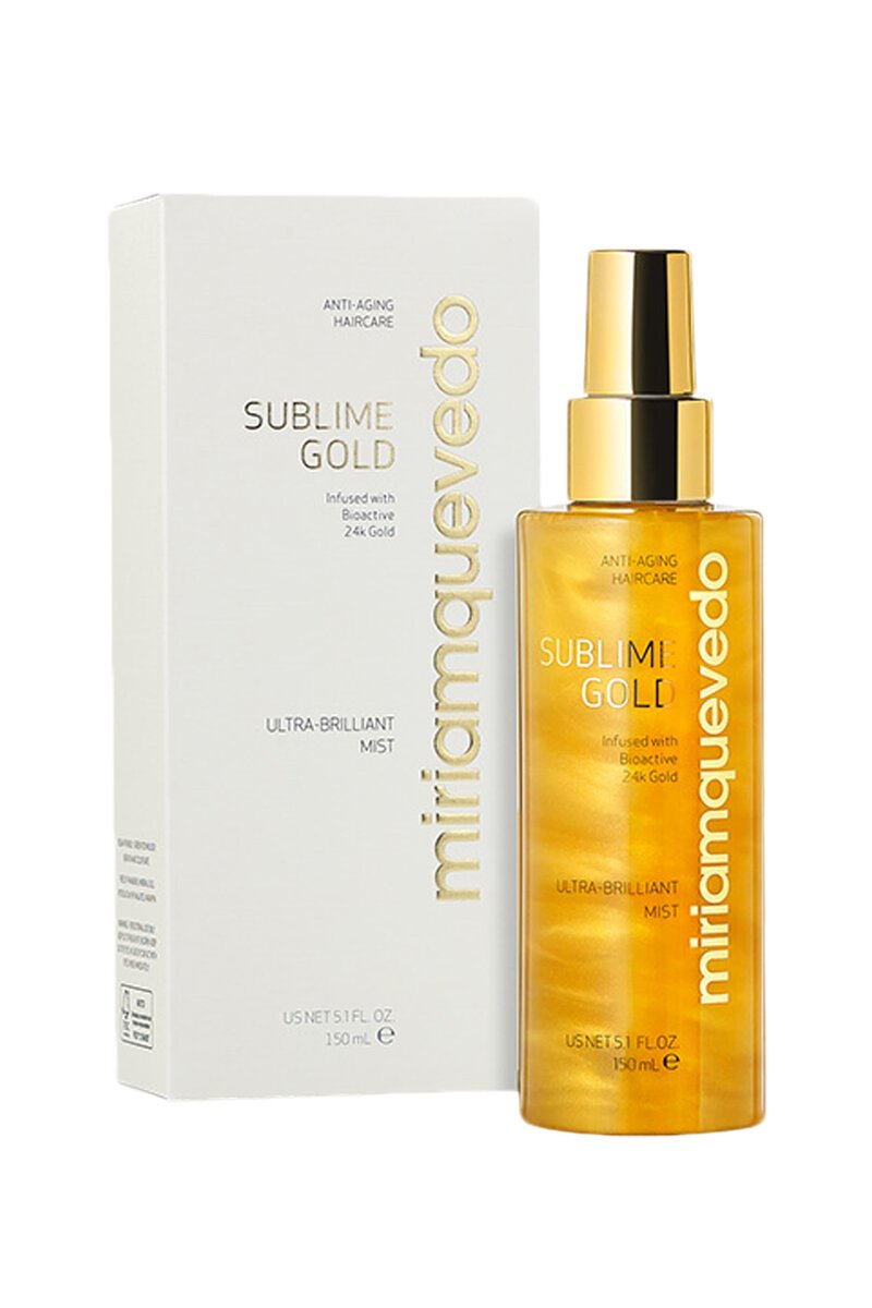 Miriam Quevedo Sublime Gold Ultra-Brilliant Mist 150ml spray bottle – view 2