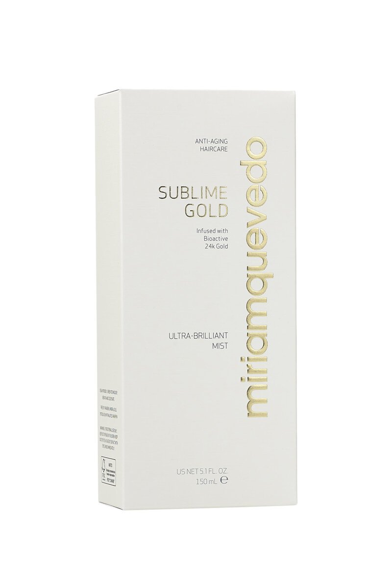 Miriam Quevedo Sublime Gold Ultra-Brilliant Mist 150ml spray bottle – view 4