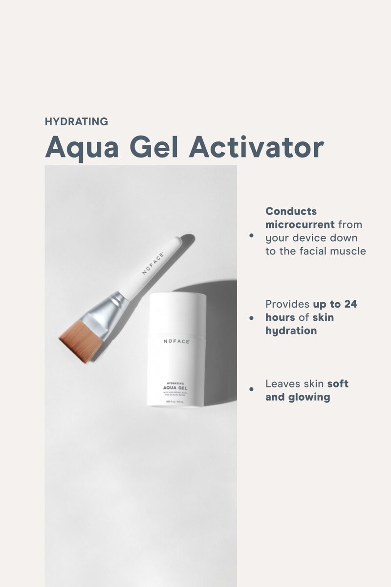 NuFace Aqua Gel 296ml conducting gel bottle – view 4