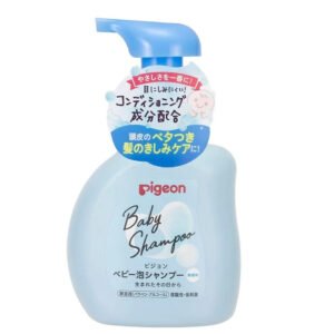 Pigeon Baby Foam Shampoo – Unscented (Blue Bottle, 11.8 fl oz / 350 ml)
