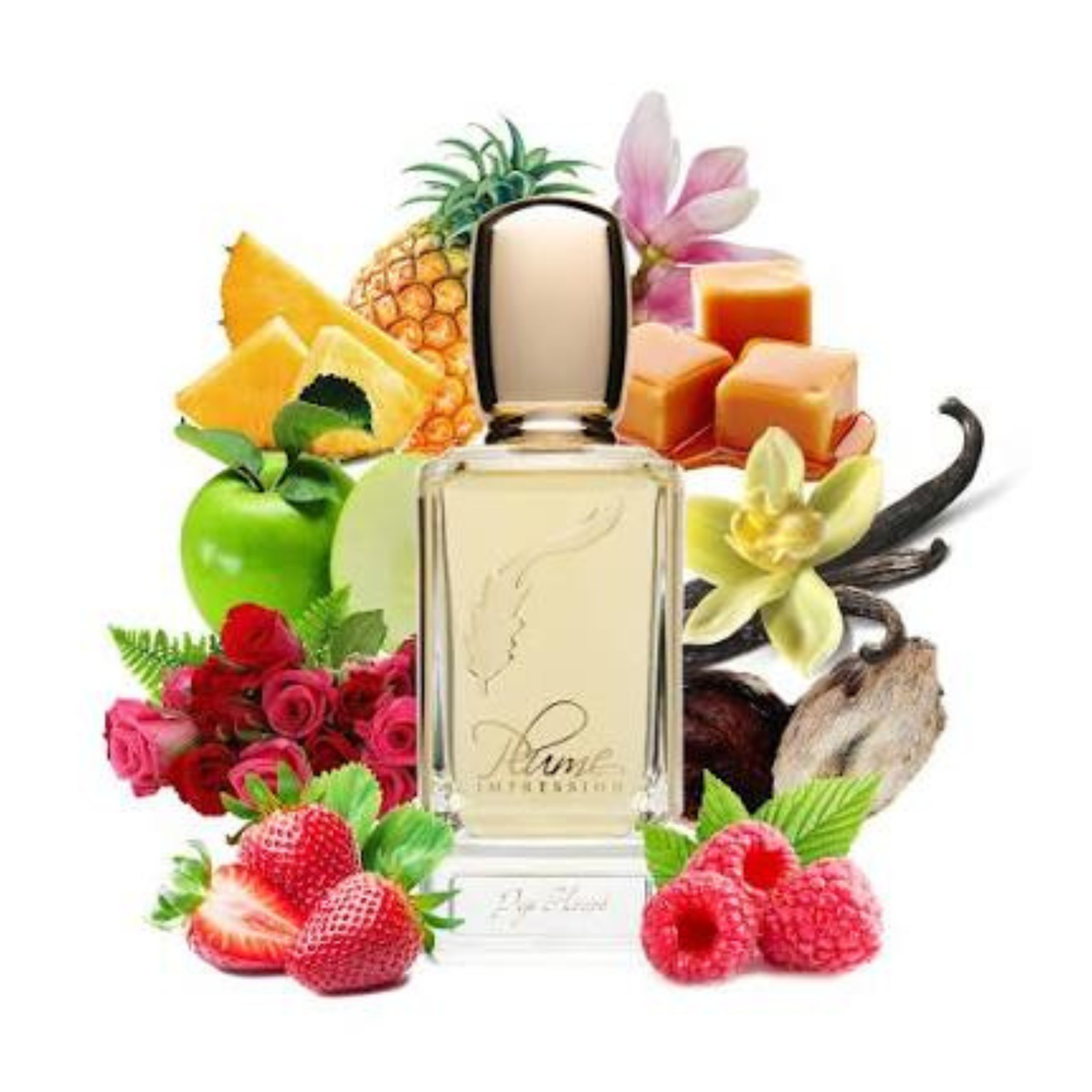 Plume Impression Pop Heart Eau de Parfum 80ml view 3 – original pineapple, raspberry and caramel in Egypt
