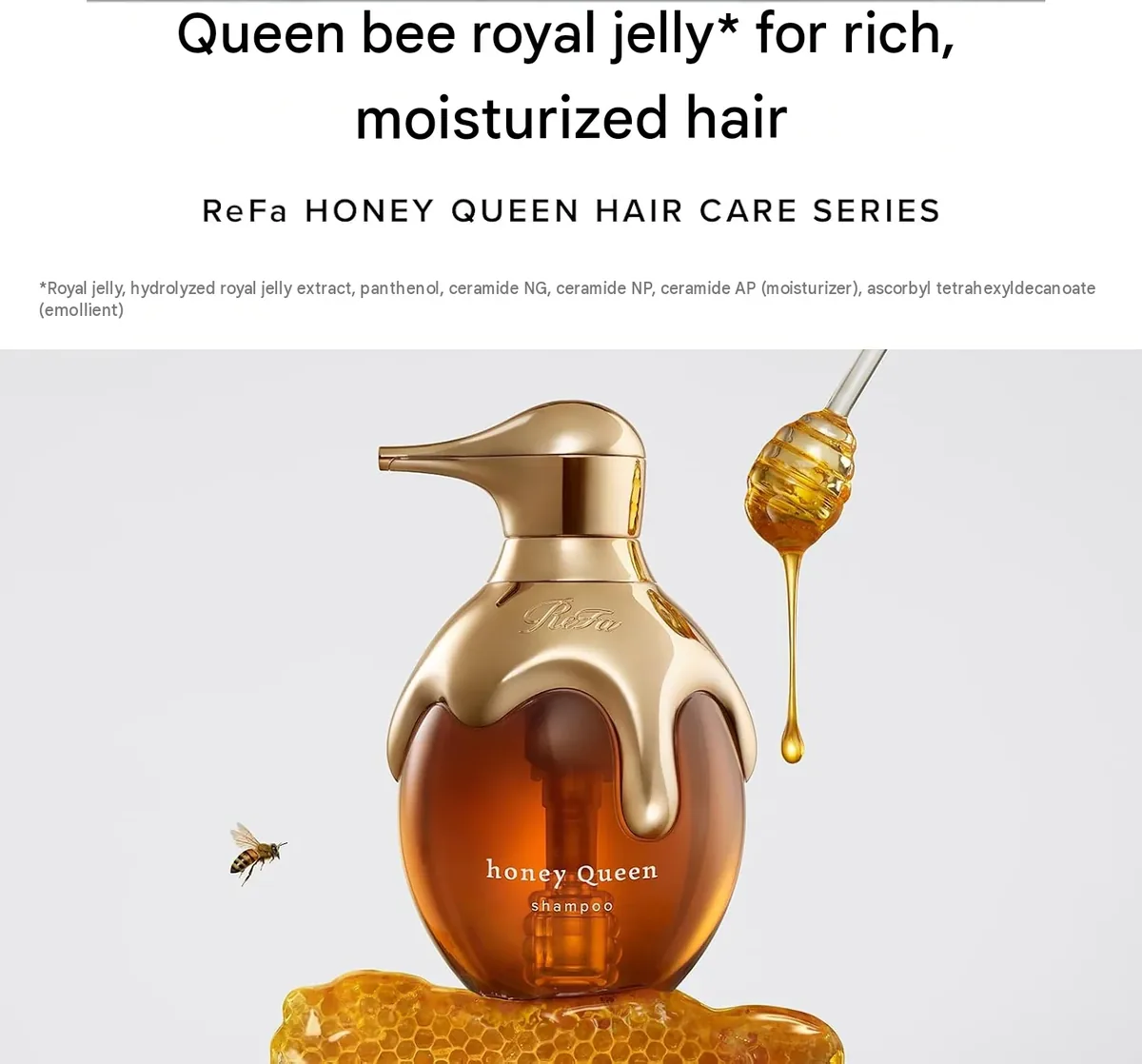 ReFa Honey Queen Treatment with queen bee royal jelly and honeycomb