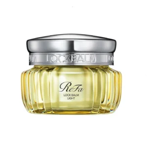 ReFa Lock Balm Light 50g pale gold glass jar