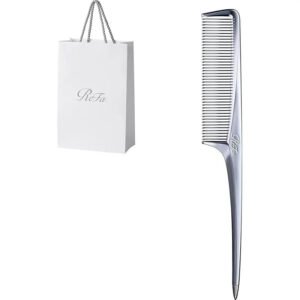 ReFa MARQUISE Arrange Comb – Fine Teeth Styling Comb with Stainless Steel Tail