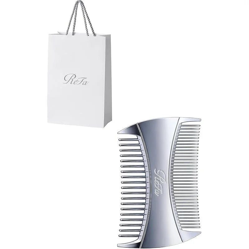 ReFa MARQUISE With Comb - Compact Dual Teeth Hair Comb with Pouch