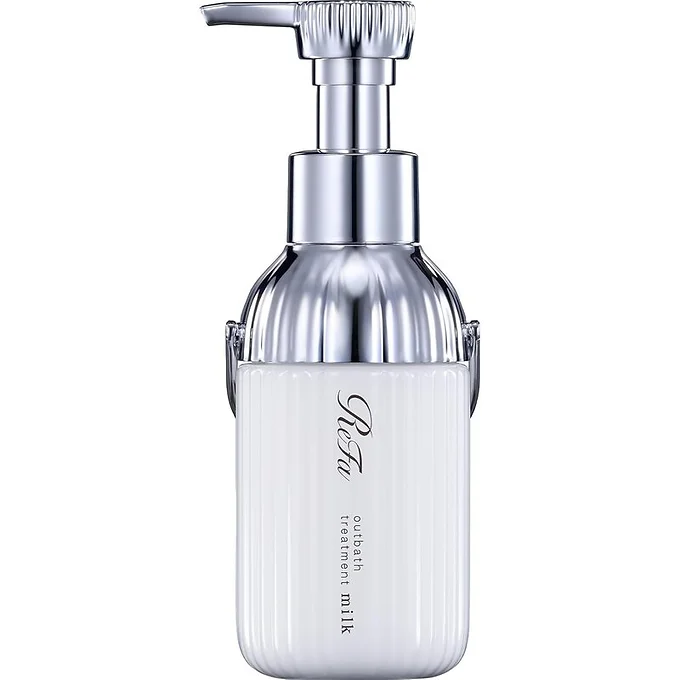 ReFa Milk Protein Outbath Treatment 100g silver pump bottle