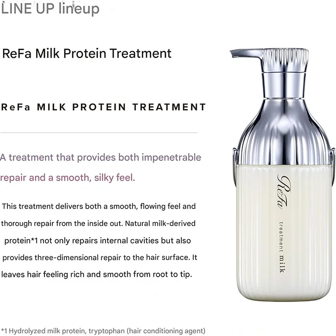 ReFa Milk Protein Treatment benefits and repair formula