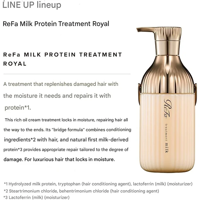 ReFa Milk Protein Treatment Royal benefits and bridge formula