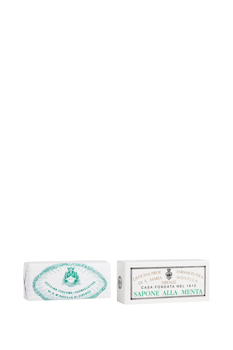 Santa Maria Novella Mint Soap Bar set of 2, 100g Italian peppermint bar soap – view 2
