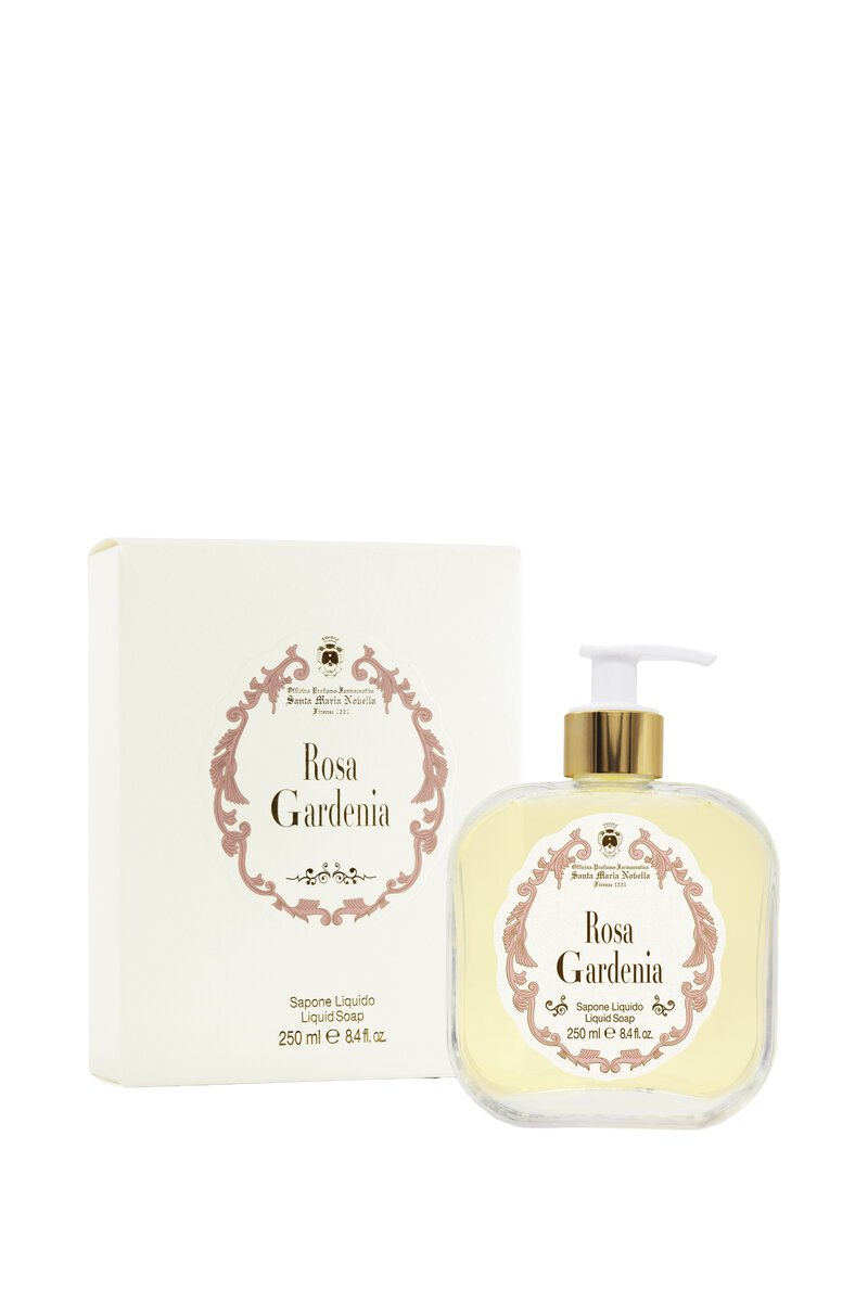 Santa Maria Novella Rosa Gardenia Liquid Soap 250ml bottle – view 2