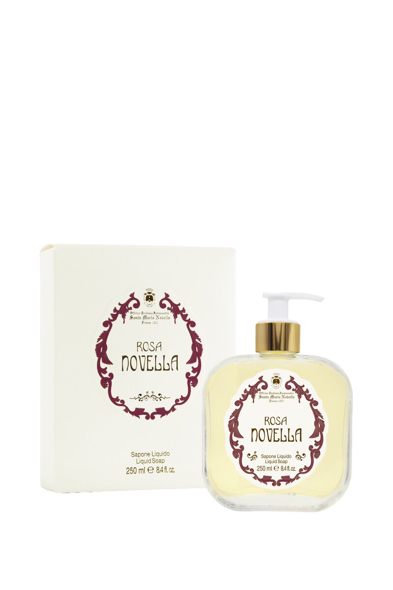 Santa Maria Novella Rosa Novella liquid soap 250ml bottle – view 2