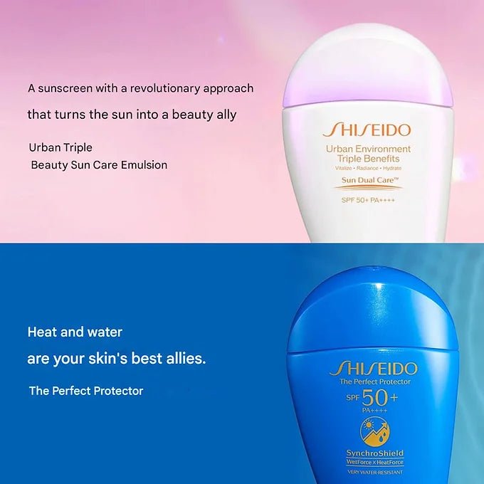SHISEIDO SPF50+ PA++++ Urban Triple Beauty Sun Care Emulsion (1.0 fl oz / 30ml)