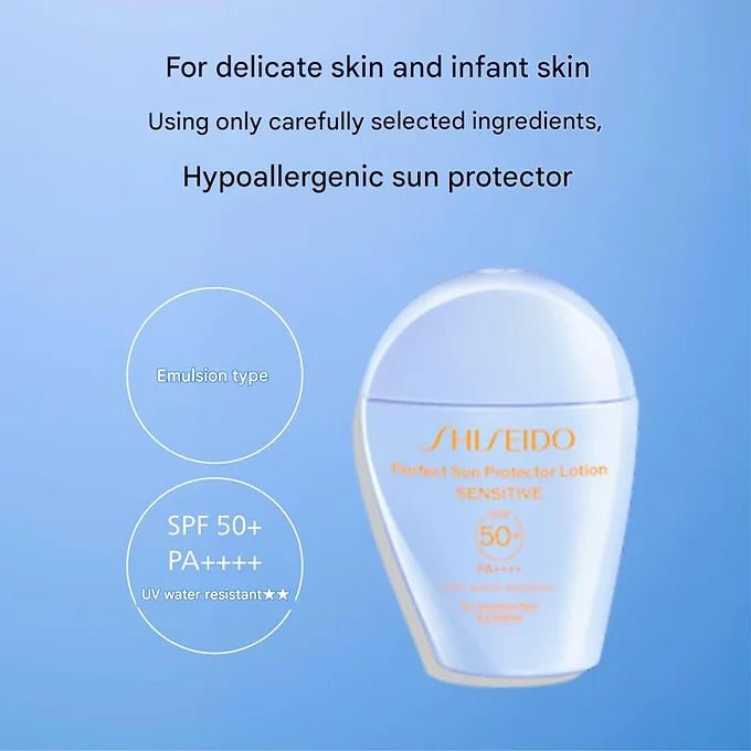 SHISEIDO Suncare Perfect Sun Protector Lotion Sensitive SPF50+ PA++++ (50ml)