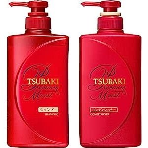 Shiseido "TSUBAKI Premium Moist" Shampoo/ Conditioner, 490 ml (Choose Your Option)