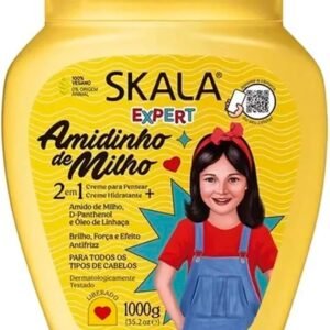 Skala Expert Amidinho de Milho 2-in-1 corn starch hair cream 1000g jar