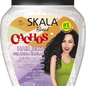Skala Brasil Cachos Hair Jelly 1000g curl definition and hold with heat protection