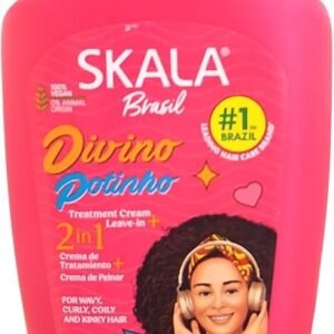 Skala Brasil Divino Potinho 2-in-1 treatment cream and leave-in 250g pump bottle