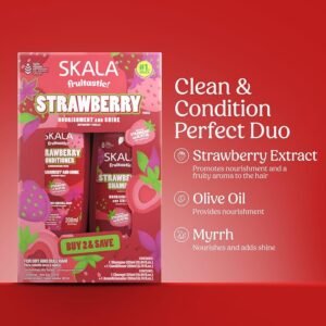 Skala Fruitastic Strawberry shampoo and conditioner set 2 x 325ml box