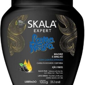 Skala Expert Lama Negra black mud hair mask 1000g with activated charcoal