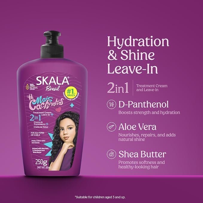 Skala #MaisCachinhos key ingredients aloe vera, D-panthenol and shea butter