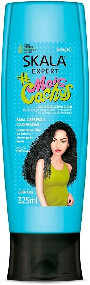 Skala Expert #MaisCachos sulfate free conditioner 325ml blue bottle
