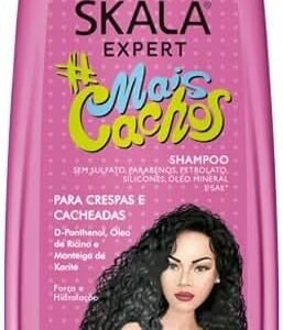 Skala Expert #MaisCachos sulfate free shampoo 325ml pink bottle