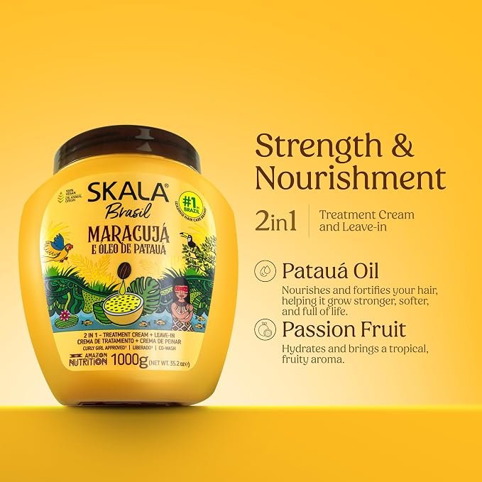Skala Maracuja pataua oil and passion fruit for strength and nourishment