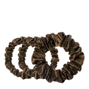 Slip Back to Basics blonde silk scrunchie set of 3
